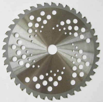 Circular Saw Blades On Line - with insert lock teeth - for grass cutting