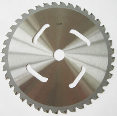Circular Saw Blades On Line - with insert lock teeth - for grass cutting