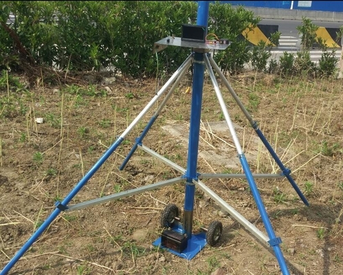 9m high telescopic aerial photography mast hand push-up endzeone camera