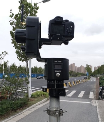 endzone camera telescoping aluminum mast with pan-head 9 m ground based telescopic mast photography