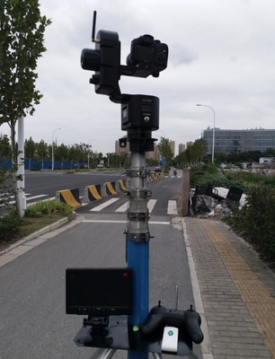 ground based aerial photography mast & telescopic video camera pole 30ft