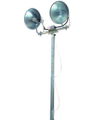mobile light tower 20ft LED lamp head portable light tower  lighting winch up 6 meter high torre de luz portátil