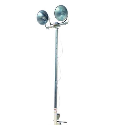 winch up mast light tower 4*250W mobile light tower 30ft  portable light tower  torre de luz portátil 9m LED lamp