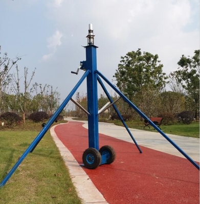 tripod endzone camera pole 6--18m telescopic antenna pole and aerial photography mast hand push-up 2mm aluminum tube