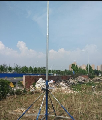 portable endzone camera system 9m high with 10inch LCD screen 4 legs tripod aluminum body