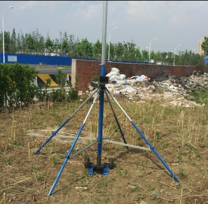 portable endzone camera system 9m high football replay system with 10inch LCD screen 4 legs tripod aluminum body