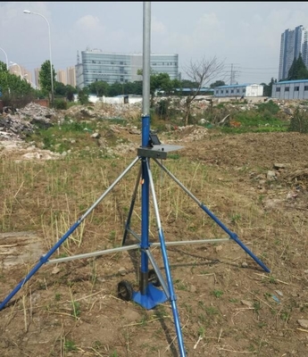endzeone camera system sports video equipment 9m high telescopic aerial photography mast hand push-up