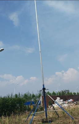 kamera endzone 6-9 m ground based telescopic mast photography sport video mast endzone camera China made