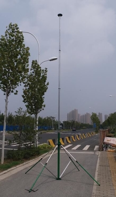 kamera endzone 6-9 m ground based telescopic mast photography sport video mast endzone camera China made