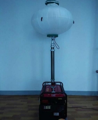 Base Support Telescopic Mast  Portable Light Tower LED lamp 2*300W  Emergency Electric 24V Mobile Solar Light