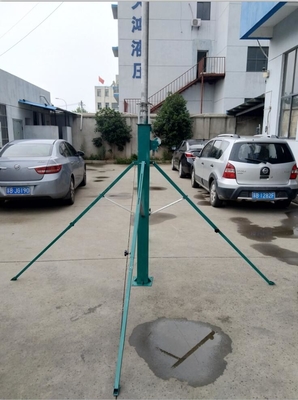 light weight aerial photography mast telescopic mast 6m, 9m, 12m, with tripod wheel trolley customized color and logo