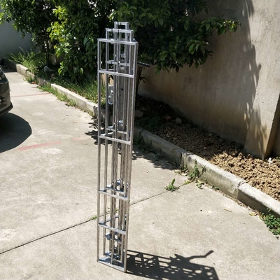 võre torn aluminum tower 50ft 15m 8 sections telescopic antenna tower lattice tower aluminum light weight