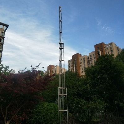 võre torn aluminum tower 50ft 15m 8 sections telescopic antenna tower lattice tower aluminum light weight