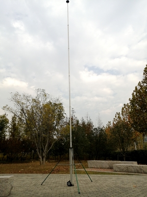New Version portable 30ft antenna telescopic mast aluminum mast hand push up 9m high light weight antenna mast