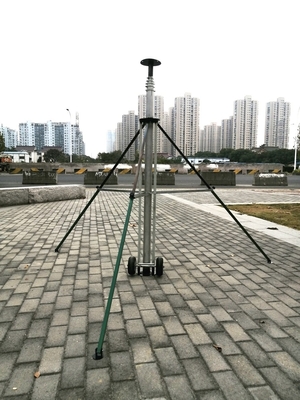 New Version portable 30ft antenna telescopic mast aluminum mast hand push up 9m high light weight antenna mast
