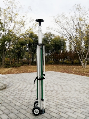 telescopic antenna mast portable tv antenna mast pole aluminum mast light weight telescoping pole  hand push or winch up