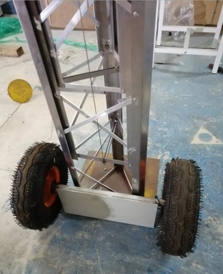telescopic antenna mast portable winch 30m 11 sections telescopic antenna tower lattice tower aluminum tower heavy duty