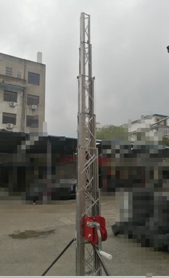 20m telecom tower winch up lattice tower sectional aluminum lattice tower self support tower antenna tower