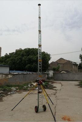 500 kv transmission tower self support aluminum tower 65ft 20m 10 sections telescopic antenna tower lattice towe