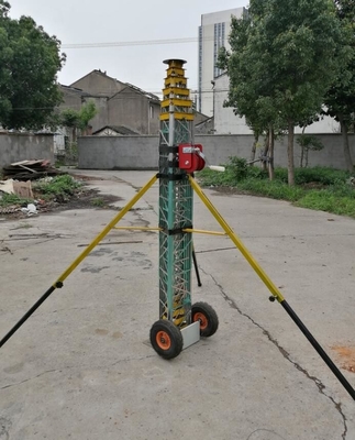 portable tower aluminum  or steel winch up lattice tower wire guyed 15m to 30m max load 80kg