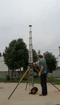 self support lattice tower aluminum or steel winch up lattice tower 15m to 30m max load 100kg electric winch