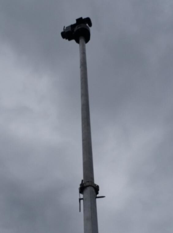 Endzone კამერა kamera e fundit endzone camera system 9m high with 10inch LCD screen portable 4 legs tripod