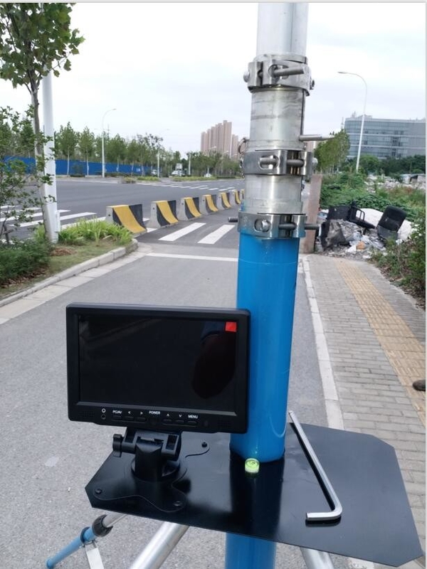 9m easy to operate sport video pole 30 feet sport video pole endzone camera manual pantilt electric pantilt