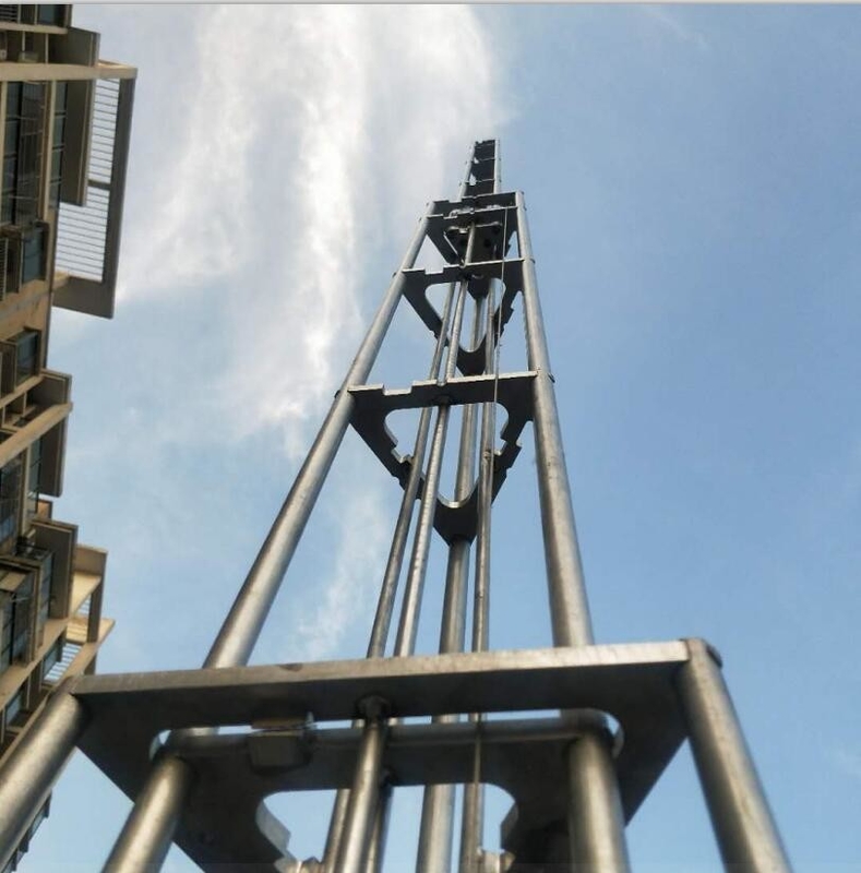 túr laitíse hand winch 15m telescopic antenna tower lattice tower aluminum tower light weight portable 8 sections