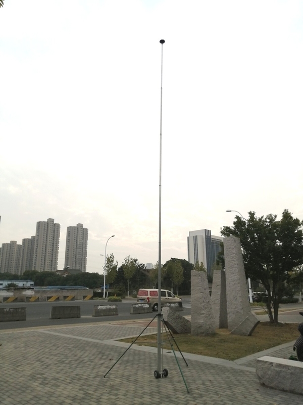 universal antenna mast 6m telescopic antenna portable light weight antenna mast telescopic mast light tower
