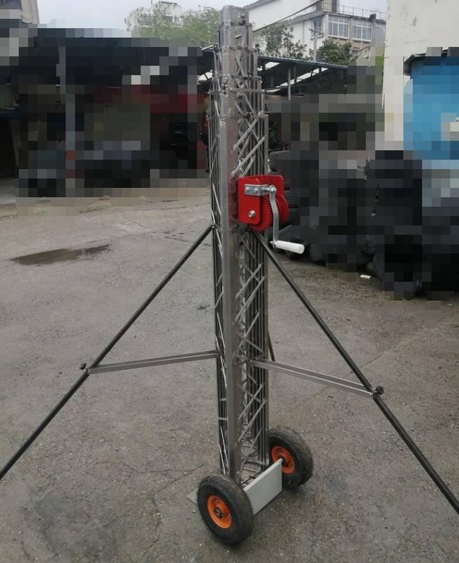 telescopic mast 9m telescoping tower mast lattice tower steel tower light weight portable lattice tower 40ft high trendy