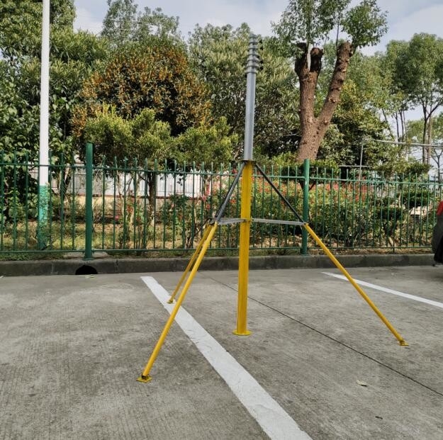 10m Universal Antenna Mast Push-Up Mast Pole Telescopic Lightweight Antenna Mast pole With Tripod Stand