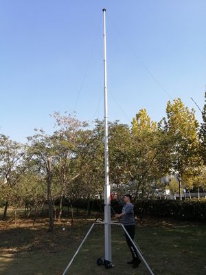 Handwinde für Teleskopantennenmast 12 m (40 Fuß) Aluminium-Funkmast tragbar